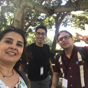 group of friends taking a selfie at EPIC2018